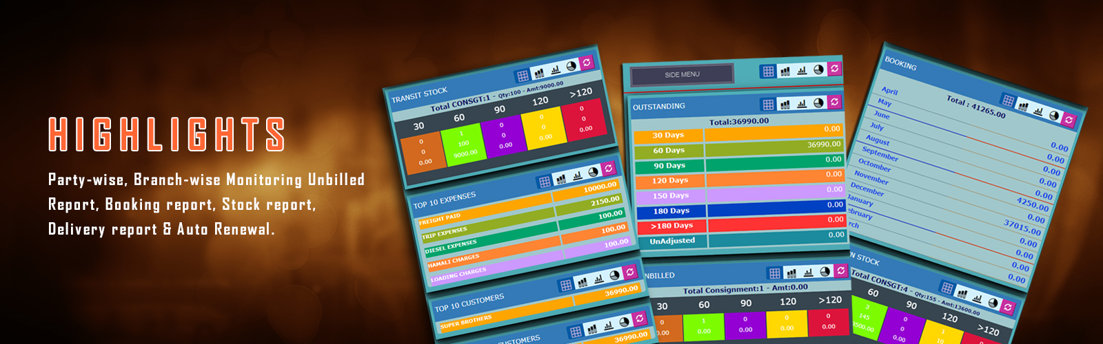 Shruham Software Automated Logistic Tools ERP for Transportation Mumbai India