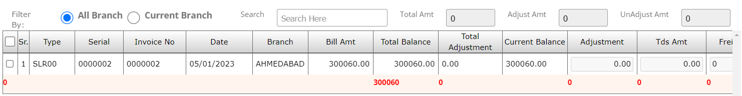 Debtor Receipt Pickup Document